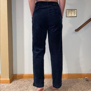 Rare Vintage L.L. Bean Blue Corduroy Original Fit Pants Size 8